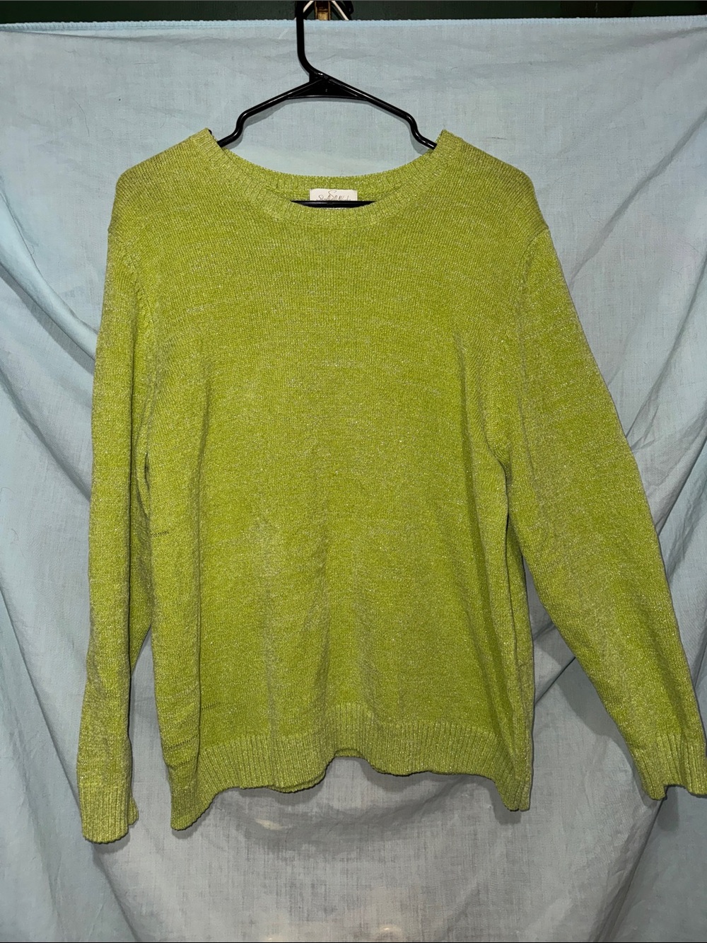 Studio Works Lime Green Crewneck Sweater